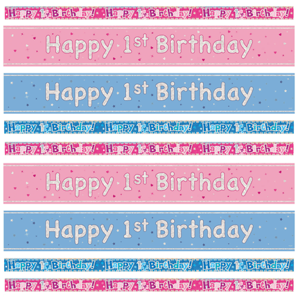 1 Jaar Banners - Partywinkel