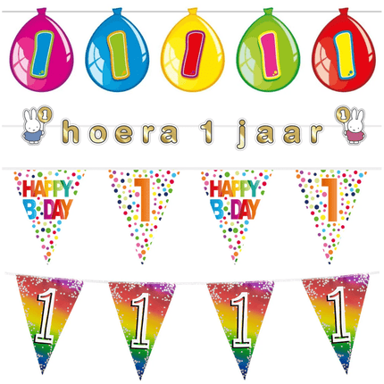 1 Jaar Slingers - Partywinkel