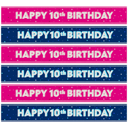 10 Jaar Banners - Partywinkel