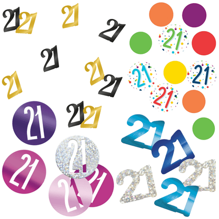 21 Jaar Confetti - Partywinkel