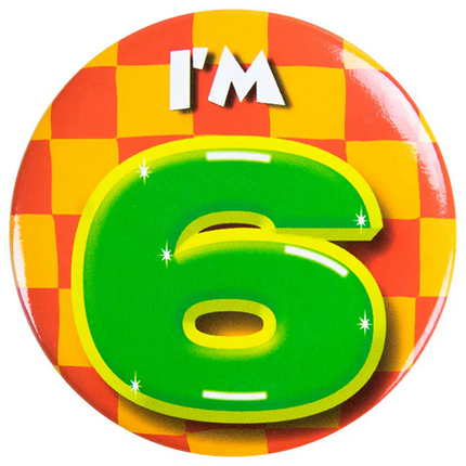 6 Jaar Button
