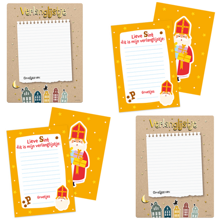 Sinterklaas Verlanglijstjes