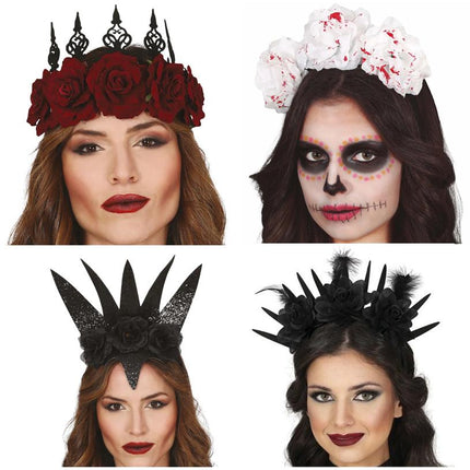 Halloween Bloemen Haarbanden