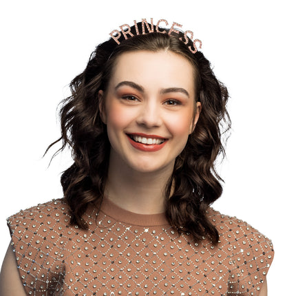 Metallinen diademi 'Princess'