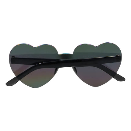 Party brile Festival sydämet peili musta