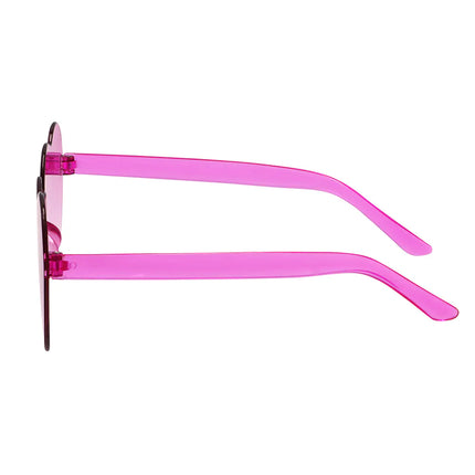 Juhlapullo Festivaali sydämet vaaleanpunainen