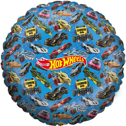 Hot Wheels -heliumilmapallot, autot, tyhjät, 45 cm