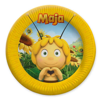 Maya De Bij -lautaset 23 cm, 8 kpl