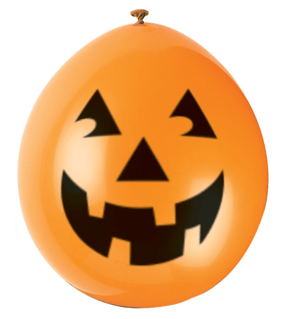 10 9" A/O PUMPKIN BLLNS van Unique koop je bij Partywinkel