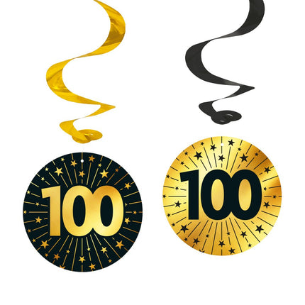 100 Jaar Hangdecoratie 4st van WeFiesta koop je bij Partywinkel