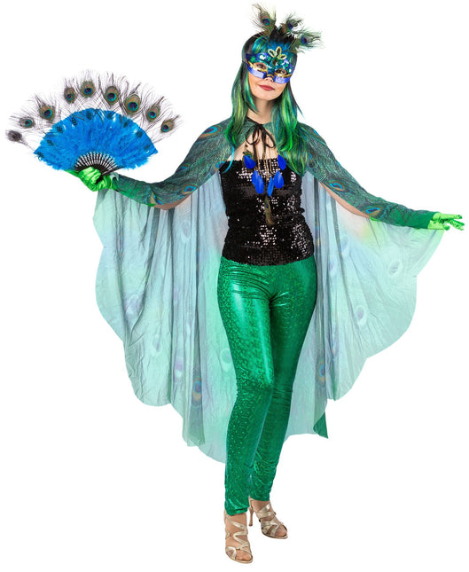 Riikinkukko puku värillinen