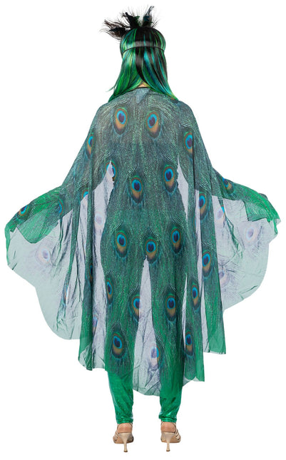 Riikinkukko puku värillinen