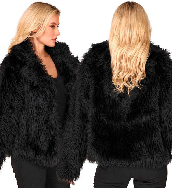 Turkistakki Plush Ladies Musta