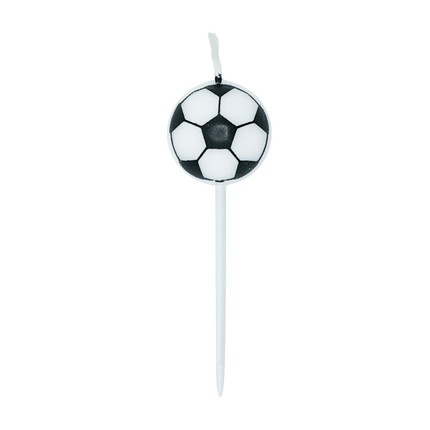 Jalkapallokynttilät 4 cm, 5 kpl