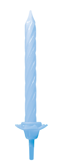 Vaaleansiniset kynttilät, 5 cm, 24 kpl