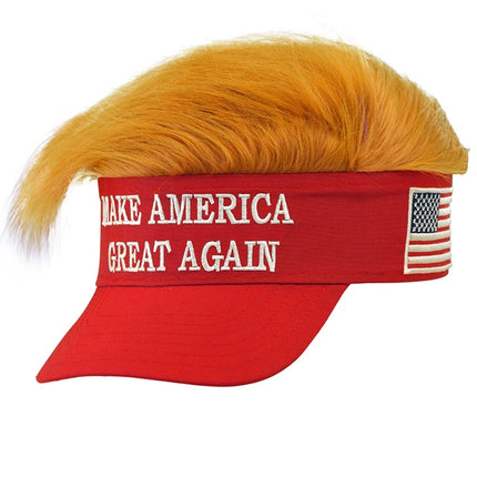 AURINKOVISIIRI, JOSSA ON PEHMOISET HIUKSET "MAKE AMERICA GREAT AGAIN" (TEE AMERIKASTA JÄLLEEN SUURI)