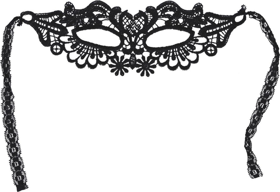 Musta silmänaamari pitsi