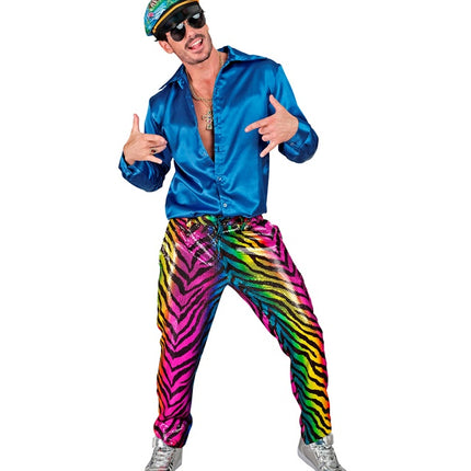 PAILLETS BROEK REGENBOOG TIGER Aikuinen