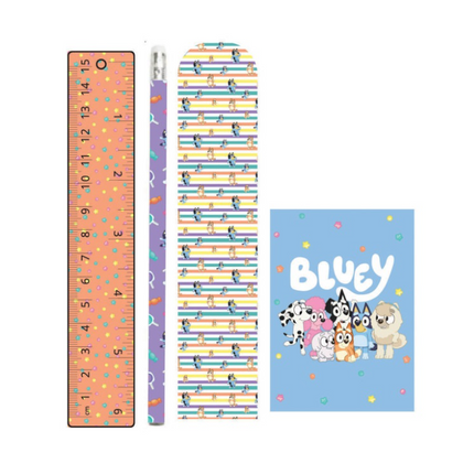 BLUEY-KIRJOITUSTARVIKEPAKETTI – 16 kpl