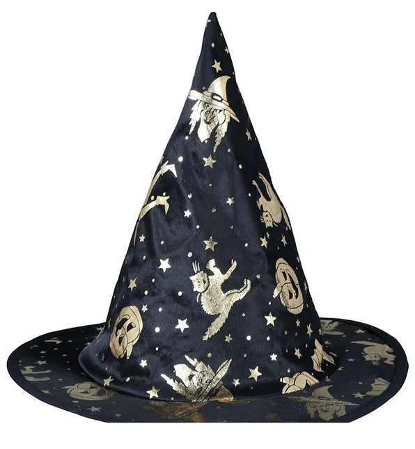 Musta kultainen noitahattu lapsi