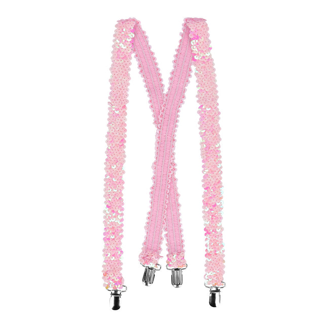 Sarja paljetteja vaaleanpunainen