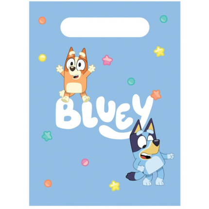 8 BLUEY PAPER LOOT BAGS