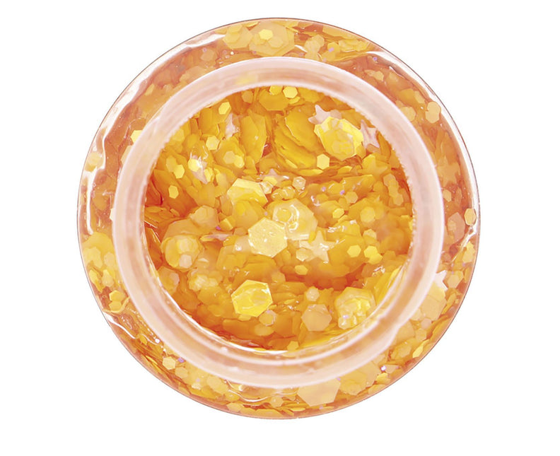 Oranssi glittergeeli 20g
