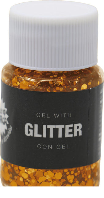 Oranssi glittergeeli 20g
