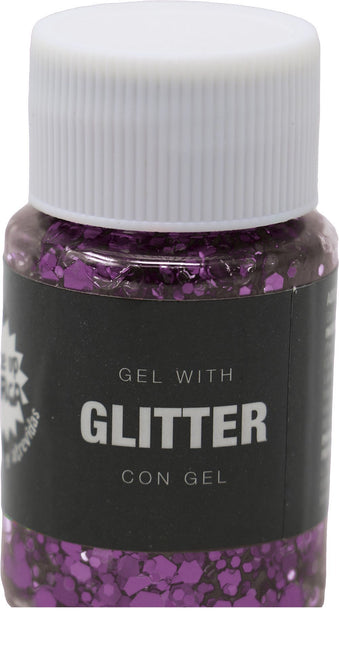 Violetti glittergeeli 20g