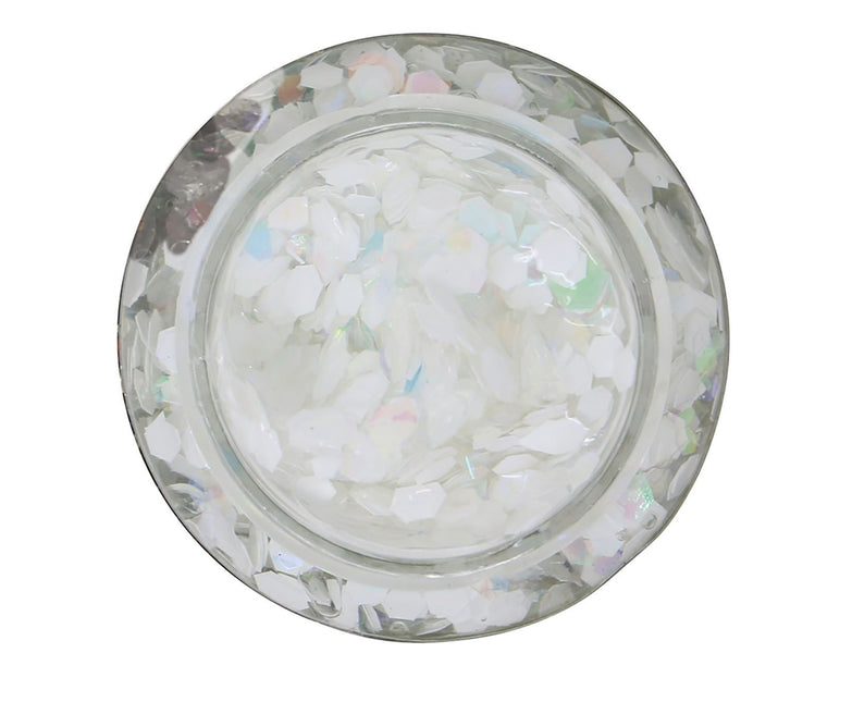 Valkoinen glittergeeli 20g