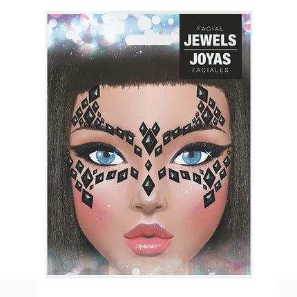 Mustat kasvot tarrat Bat 30x14 cm