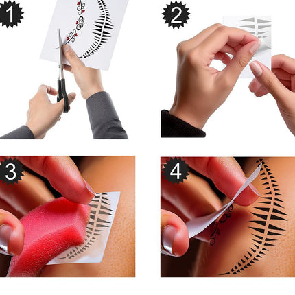 Dia De Los Muertos kasvot tarrat 30x14 cm