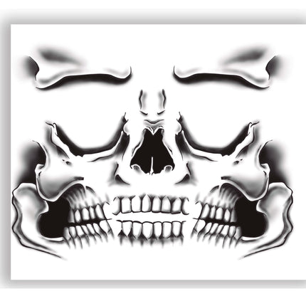 Halloween kasvot Tarrat Luuranko 30x14 cm