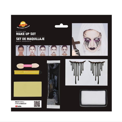 Halloween Make Up Set Verinen nunna