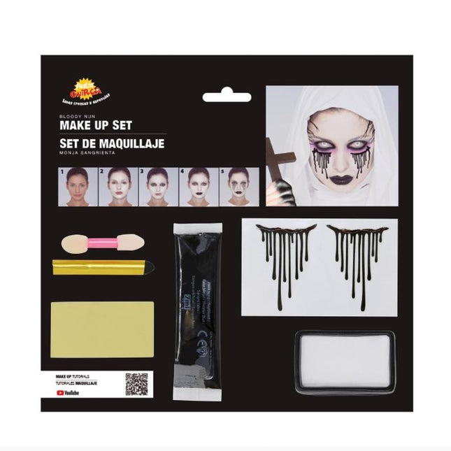 Halloween Make Up Set Verinen nunna