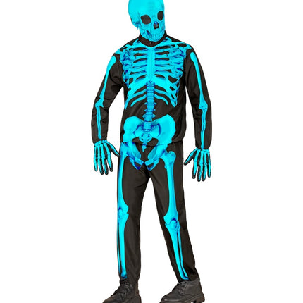 NEON SKELET KOSTUUM lapsi