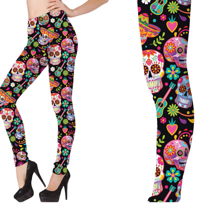 Dia De Los Muertos Leggingsit