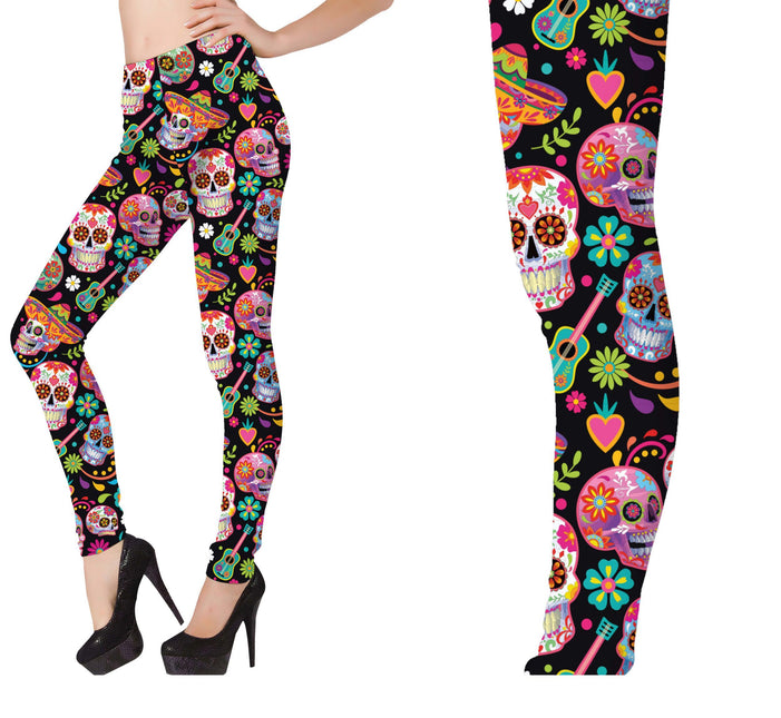 Dia De Los Muertos Leggingsit