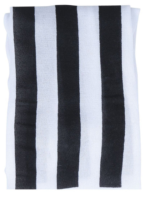 Raidalliset sukkahousut Musta Valkoinen