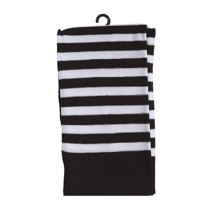 Valkoiset sukkahousut raidallinen lapsi