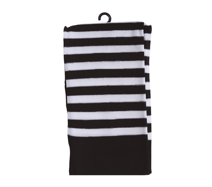 Valkoiset sukkahousut raidallinen lapsi