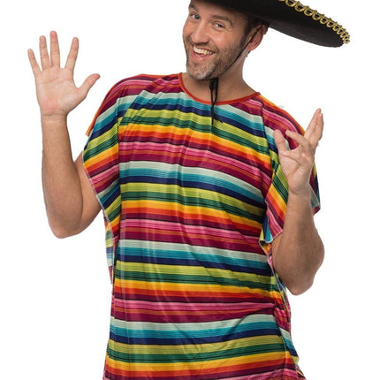 Poncho - yksikokoinen värillinen