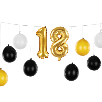 18 Jaar Ballonnenslinger 2,6m van Partydeco koop je bij Partywinkel