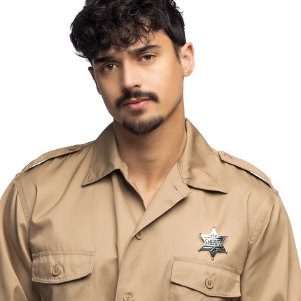 ”Sheriff” -merkki, metallia