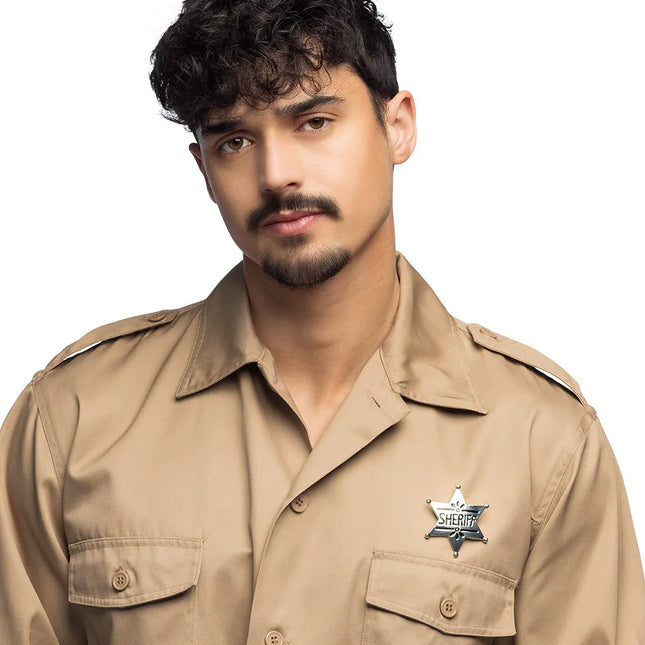”Sheriff” -merkki, metallia