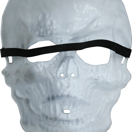 Halloween Masker Zwart Wit Skelet