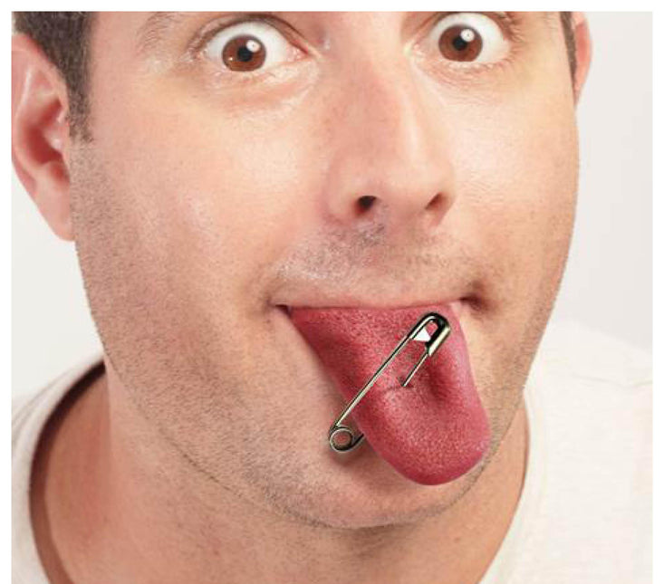 Vaaleanpunainen tekokieli 6cm