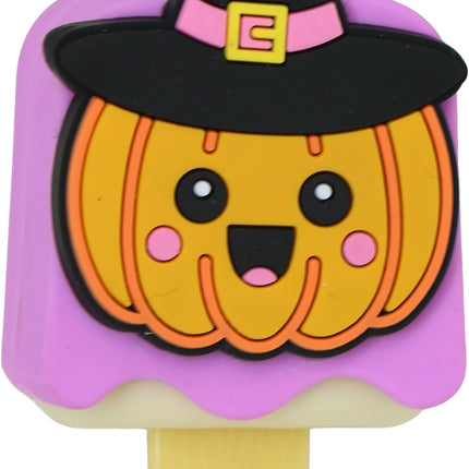Halloween-huulivoide lapsille: kurpitsajäätelö