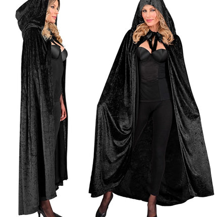 MUSTA SAMETTIVIITTA HUPULLA 140 CM