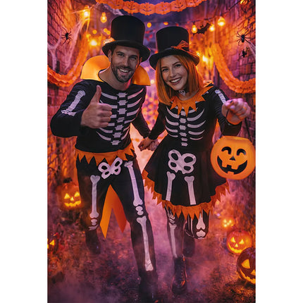 Aikuisten puku: Funky skeleton